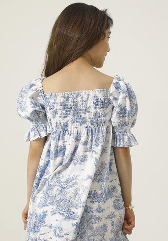 NOTHING FITS BUT Girl’s Classic Linen Cotton Dress, Hana Gown, Kids Casual Frock in Kuwait