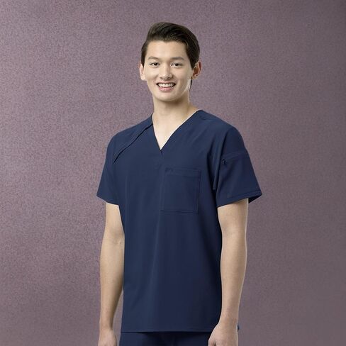 Men's Ez Zip Scrub Top in Saudi Arabia