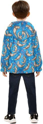 Boys Fleece Hoody Jacket Zip Up Coat Warm Fall Winter Plush Jacket Long Sleeve Outerwear for 3-10 Years in Saudi Arabia