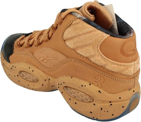 Reebok Question Mid Melody Ehsani ME Womens Hi Top Basketball Trainers Sneakers (UK 4.5 US 7 EU 37.5, British tan ice Blue BD4327) in Saudi Arabia