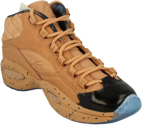Reebok Question Mid Melody Ehsani ME Womens Hi Top Basketball Trainers Sneakers (UK 4.5 US 7 EU 37.5, British tan ice Blue BD4327) in Saudi Arabia