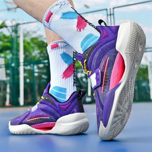 Men's Basketball Shoes for Women Breathable Non Slip Fashionable Comfortable Training Shoes Outdoor Sneakers in Saudi Arabia