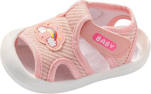 Toddler Boys Girls Sandals Mesh Rubber Sole Non-Slip Outdoor Sneakers Infant Lightweight Breathable First Walking Shoes in Saudi Arabia