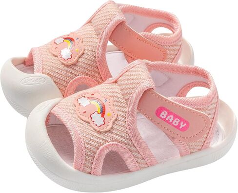 Toddler Boys Girls Sandals Mesh Rubber Sole Non-Slip Outdoor Sneakers Infant Lightweight Breathable First Walking Shoes in Saudi Arabia