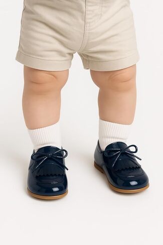 Baby Boy First Steps Slip-On Loafer: Premium New-Born Soft Sole Crib Shoes in Kuwait