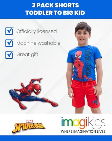 Marvel French Terry 3 Pack Shorts in Saudi Arabia