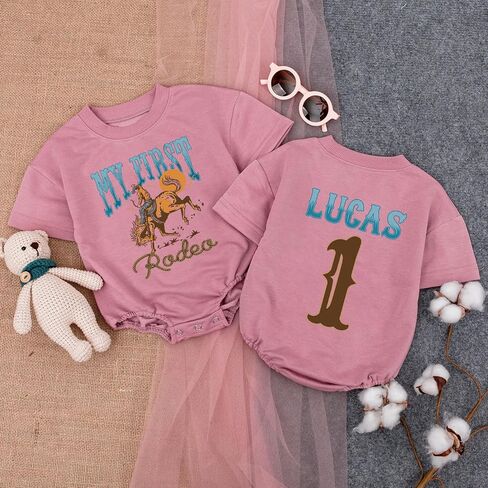 Personalized One Year Down Football Sweater Romper, First Birthday Outfit Boy in Saudi Arabia