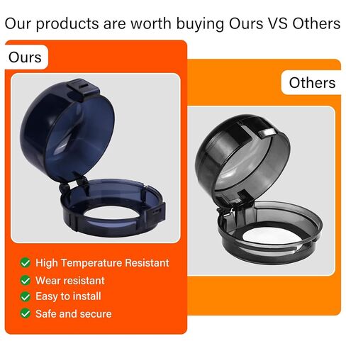 5-Pack Stove Knob Safety Covers,Upgraded Press Gas Stove Knob Locks,Durable Design Childproof Oven Knob Locks for Babies and Pets, Sticky and Easy to Install,Transparent in Kuwait