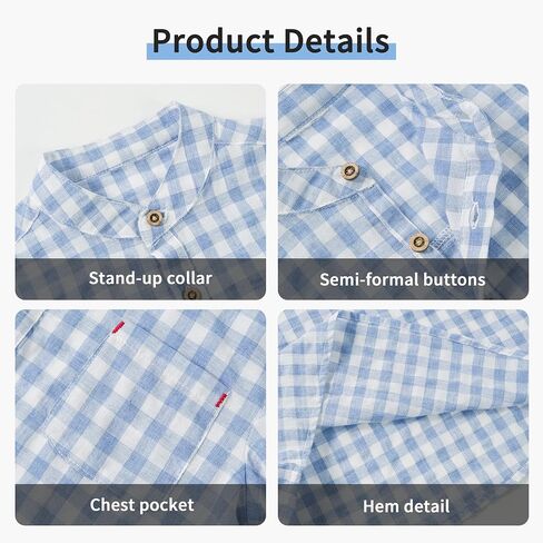 Volunboy Toddler Boy Henley Shirts Baby Short Sleeve Cotton T-Shirts Kids Summer Casual Clothes 2 Pack in Saudi Arabia