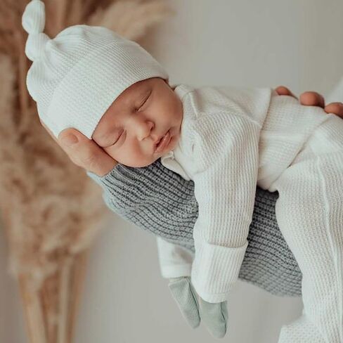 BQUBO 6 Pairs Newborn Baby Boys Girls Mittens 0-6 Months Unisex-Baby Infant Mittens Elastic No Scratch Wrist Gloves in Saudi Arabia