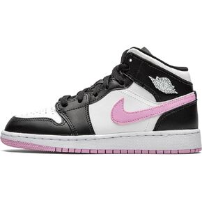 Nike Air Jordan 1 Mid Men's Shoes Size - 14,Black/Fire Red/White in Saudi Arabia