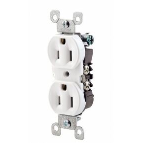 CO-ALR RECEPTCLE15A WHT (Pkg of 10)