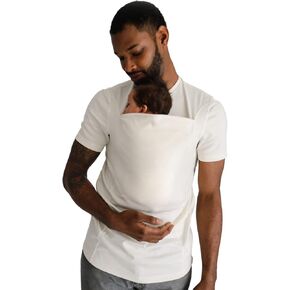 Lalabu The Dad Shirt | Hands-Free Baby Carrier for Dad with Kangaroo Pouch | Engineered for Bonding, Safety, & Comfort for Newborns Up to 15 Lbs. | CPSC Approved