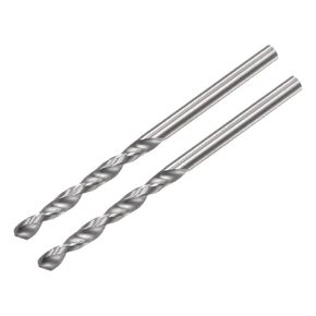 #US 2pcs 2.1mm C2/K20 Tungsten Straight Shank Spiral Flutes Twist Drill Bit