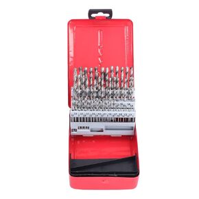 51pcs Drill Bits Sets High Speed Steel Long Lasting Drilling Tool Mechanical Processing Woodworking Alloy Steel Nonferrous Metals Cast Iron Hard Plastics