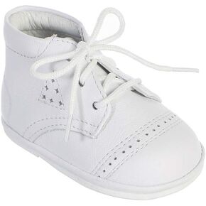 Avery Hill Boy's Leather High Top Lace-Up Baptism Special Occasion Shoes - Many Styles!