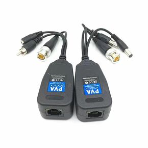 8MP BNC Video Power Balun To RJ45 Connectors HDTVI Transceiver For CCTV Security Surveillances Camera Systems