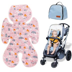 Car Seat Cooling Pad for Toddler, Double Sided Seat Cooler Pad Kids, Gel Baby Cooling Mat Cushion for Stroller, Baby Chair, Child Safety Car Seat, Keep Cool in Summer, Green