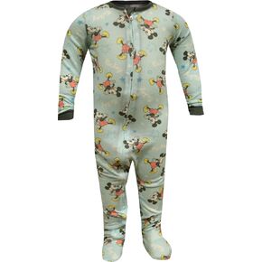 Komar Kids Boys' Disney Baby Mickey Mouse Ultra Soft Infant Onesie Sleeper