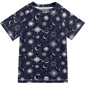 Little Girls Bathing Suitt Short Sleeve Swimsuit Kids Girls