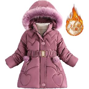 Infant Toddler Quilted Padded Coat Cozy Lining Hood Soft Comfortable Design Warm Daily Outdoor Use