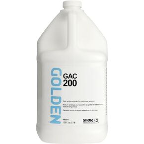 Golden Acrylic Polymer GAC-200 Promotes Adhesion / Film Hardness - 128 oz Jug