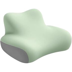 Multifunctional Bed Wedge Pillow, Ergonomic headrest, Supporting and Raising Slope Pillow, Suitable for Adults, Children and Patients with Back Pain, Washable Pillowcase. (Green