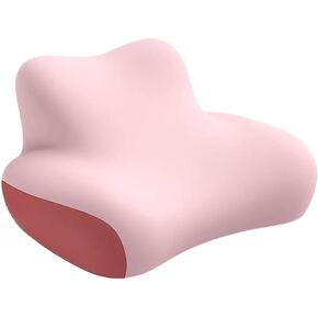 Multifunctional Bed Wedge Pillow, Ergonomic headrest, Supporting and Raising Slope Pillow, Suitable for Adults, Children and Patients with Back Pain, Washable Pillowcase. (Pink