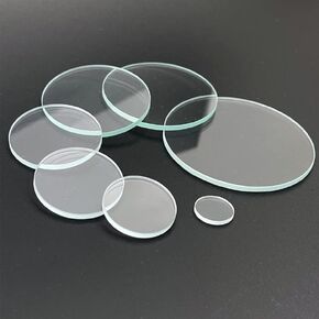 Round Flat Glass Lens for Flashlight Headlamp Bike Light 20.5mm 24mm 29mm 45mm 47mm 50mm 51mm 52mm 55mm 58mm 59mm 60mm 65mm 75mm (Size : 52mm x 2mm, Color : 1PC)