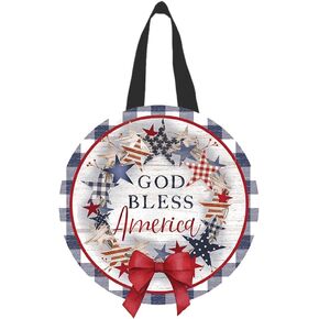 Briarwood Lane Patriotic Gnome Wood Door Hanger