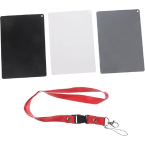 Gadpiparty Black Exposure Photography Tool for Accurate Calibration Portable Design for Video and Film Photography Essential Accessory for