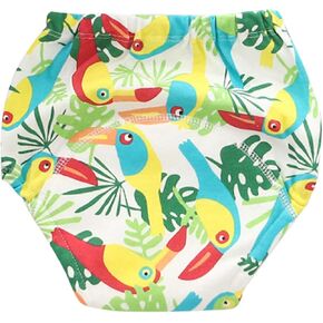Infant Toddler Girls Cotton Underwear Shorts Pattern Printed Comfy Breathable Reusable Nappies Shorts for Baby Girls