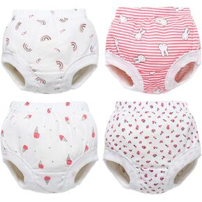 Happy Cherry Ruffle Diaper Covers for Baby Girls Toddler Cotton Bloomers Newborn Girls Underwear Bloomers