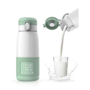 Portable Bottle Warmer for Travel 12 oz Baby Bottle Warmer with 3-Min Fast Heating, 316 Stainless Steel, USB-C Rechargeable, Dual Heating Modes, Long-Lasting Insulation Portable Bottle Warmer