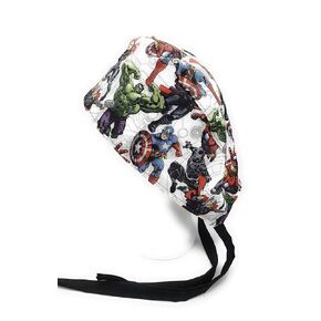 Marvel Comic Book Super Hero Characters Surgical Scrub Cap Medical Hat Hospital Cover