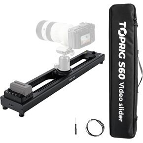 Accsoon Toprig S60 Motorized Camera Slider App Wireless Control Carbon Fiber Dolly Rail Slider Support IME Lapse Photography in Saudi Arabia