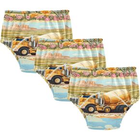 Little Boys Potty Training Underwear Set Reusable Training Panties for Toddler