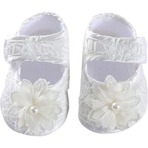 Girl Shoes Size 3 Cute Loafers for Baby First Steps Arch Support Sports Shoes Princess Shoes Soft Baby Court Shoes Wide