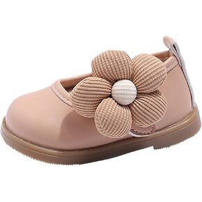 Toddler Baby Girls Dress Shoes Mary Jane Flat𝐬 for Part𝐲 School Wedding Newborn Ballet Flower Softy Dress Shoes