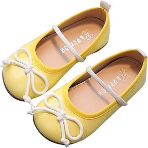 Girls Mary Jane Dress Shoes Wedding Party Flats Slip On Ankle Strap Ballet Dance Shoes For Toddler Baby
