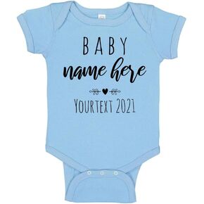 Pregnancy Announcement Onesie Custom Text Personalized Baby Onesie Infant Bodysuit
