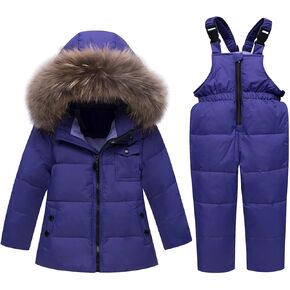 Summer Outfits for Toddler Boys Girls Infants Thickened Warm 1 6 Years Old Solid Color Down Jacket Suit Gift Set