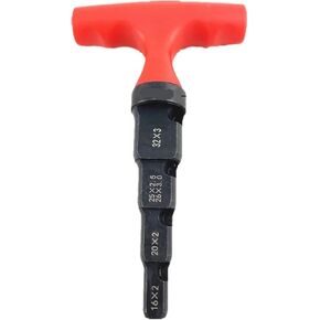 Plumbing Tools Hand Tapered Reamer PEX Extended Reamer 16mm/20mm/25mm/32mm PEX-AL-PEX Hand Reamer PPR/Plastic Pipe T-Calibrator(Rotating Handle B)