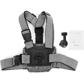 Action Camera Chest Mount Strap Adjustable Harness Dual Camera Belt Holder Carry Two Cameras Simultaneously Select Angle of View Comfortable Breathable Use in