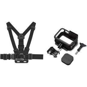 Chest Strap Mount Belt For Action Cameras Universal Harness For POV Video And Photography Compatible With Hero Series And Other Models(With Frame)