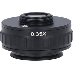 CCD Camera CTV Lens Stereo Microscope Interface Adapters Microscope Lens Accessory Industrial Camera (0.35X)
