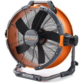 RIDGID 18V Brushless Hybrid 18 in. Drum Fan (Tool Only) Battery or Electric