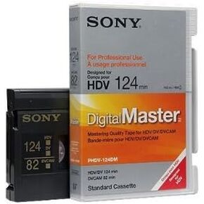 Sony PHDV-124DM 124 Min Digital Master HDV DVCAM Tape