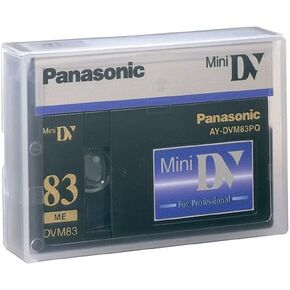 Panasonic AY-DVM83PQ Professional Mini DV Tape 83min (Single Tape)
