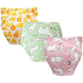 Upairy Training Pants for Boys Girls, 3pcs Up Airy Potty Training Underwear, Soft Cotton, Breathable Washable